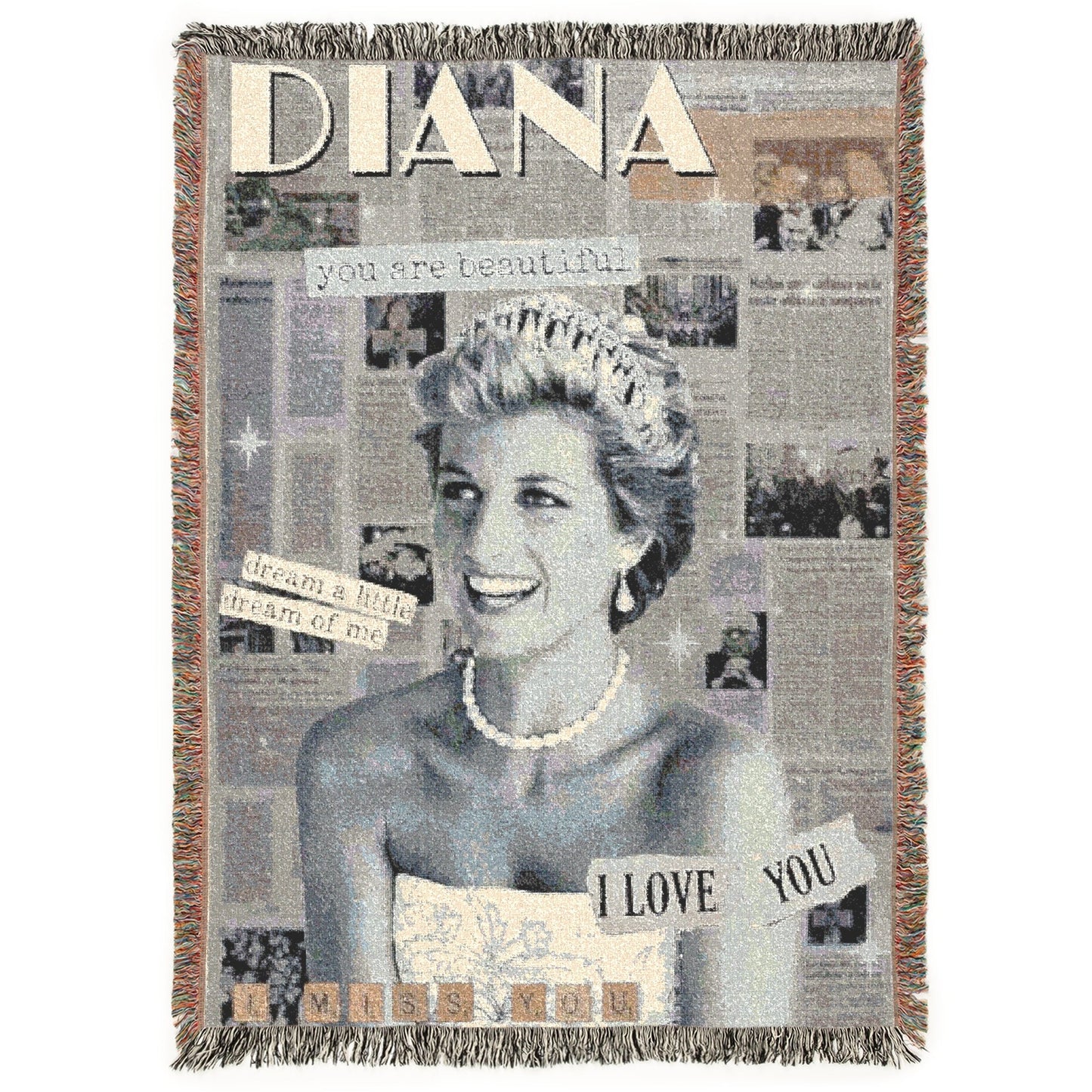 Princess Diana Tapestry Blankets