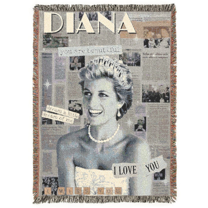 Princess Diana Tapestry Blankets